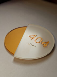 interior signage system